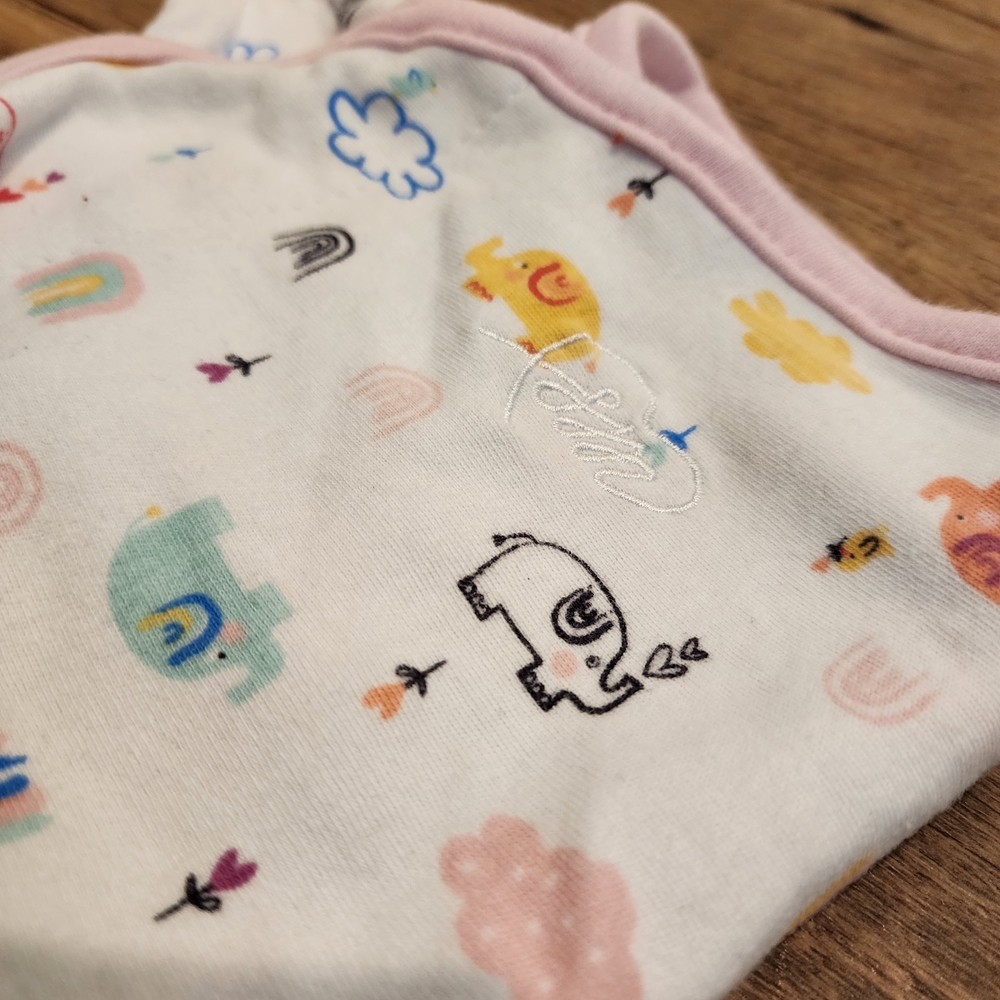 Baby Swaddle with Fun Prints and Blanket w/ Floral Prints Set - Picture 7 of 12